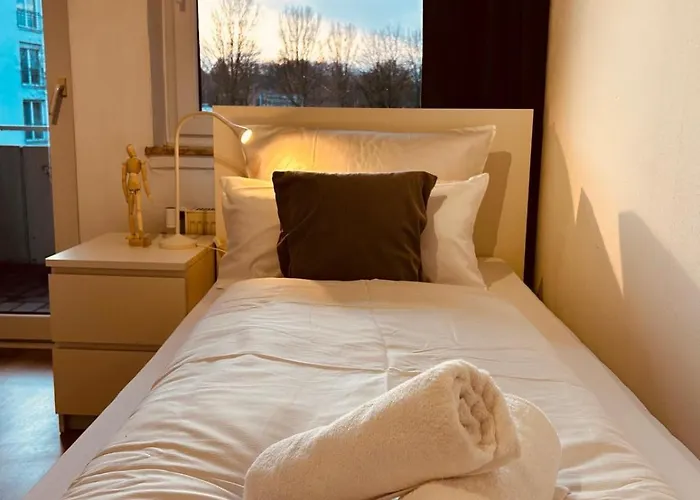 아파트 Osnabruecker Strasse Wooon 16 I 2 Baeder I Grosse Kueche I Wlan I Parken Ibbenbüren